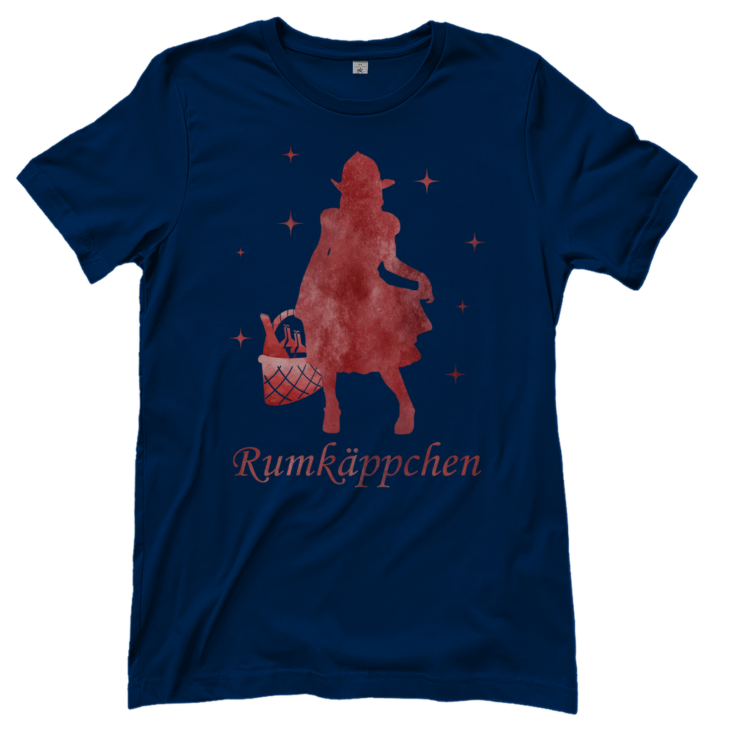 Rumkäppchen - Prinzessin Aquarell - Damenshirt Navy