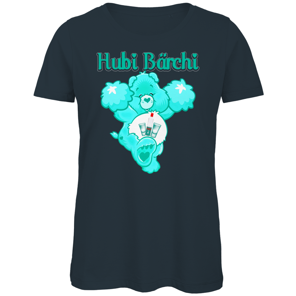 Hubi Bärchi - Glücksbärchi - Damen Premium Bio T-Shirt Dark Grey