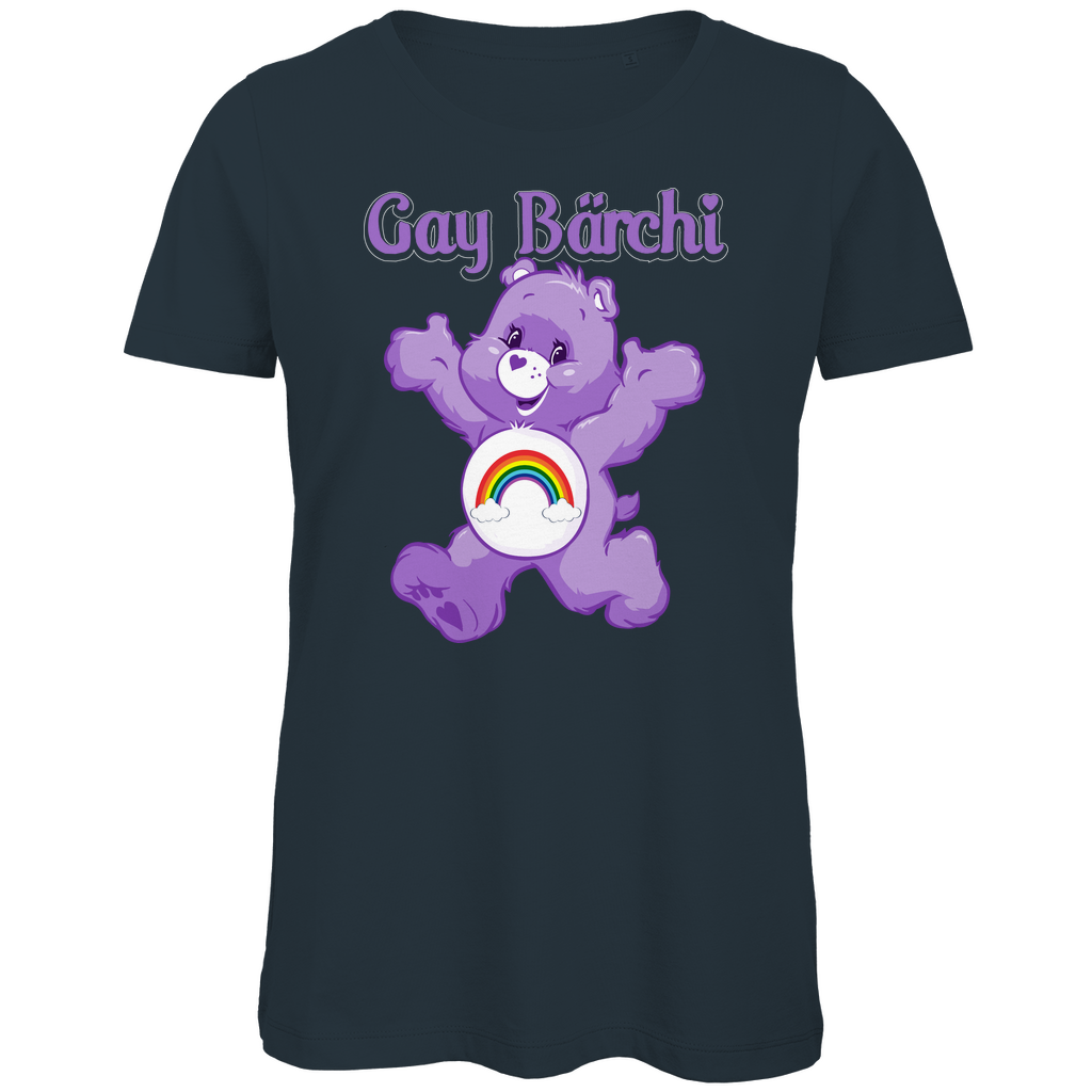 Gay Bärchi - Glücksbärchi - Damen Premium Bio T-Shirt Dark Grey