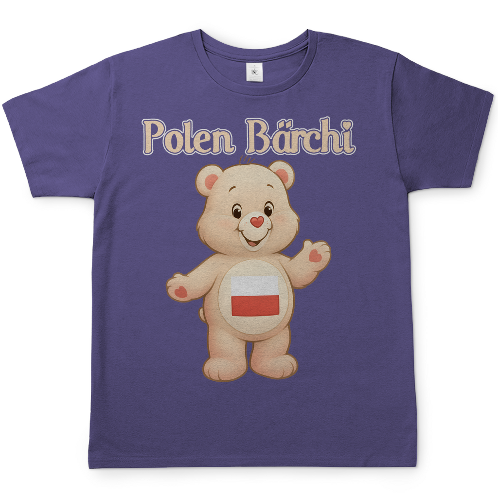 Polen Bärchi - Glücksbärchi - Herren T-Shirt Millennial Lilac