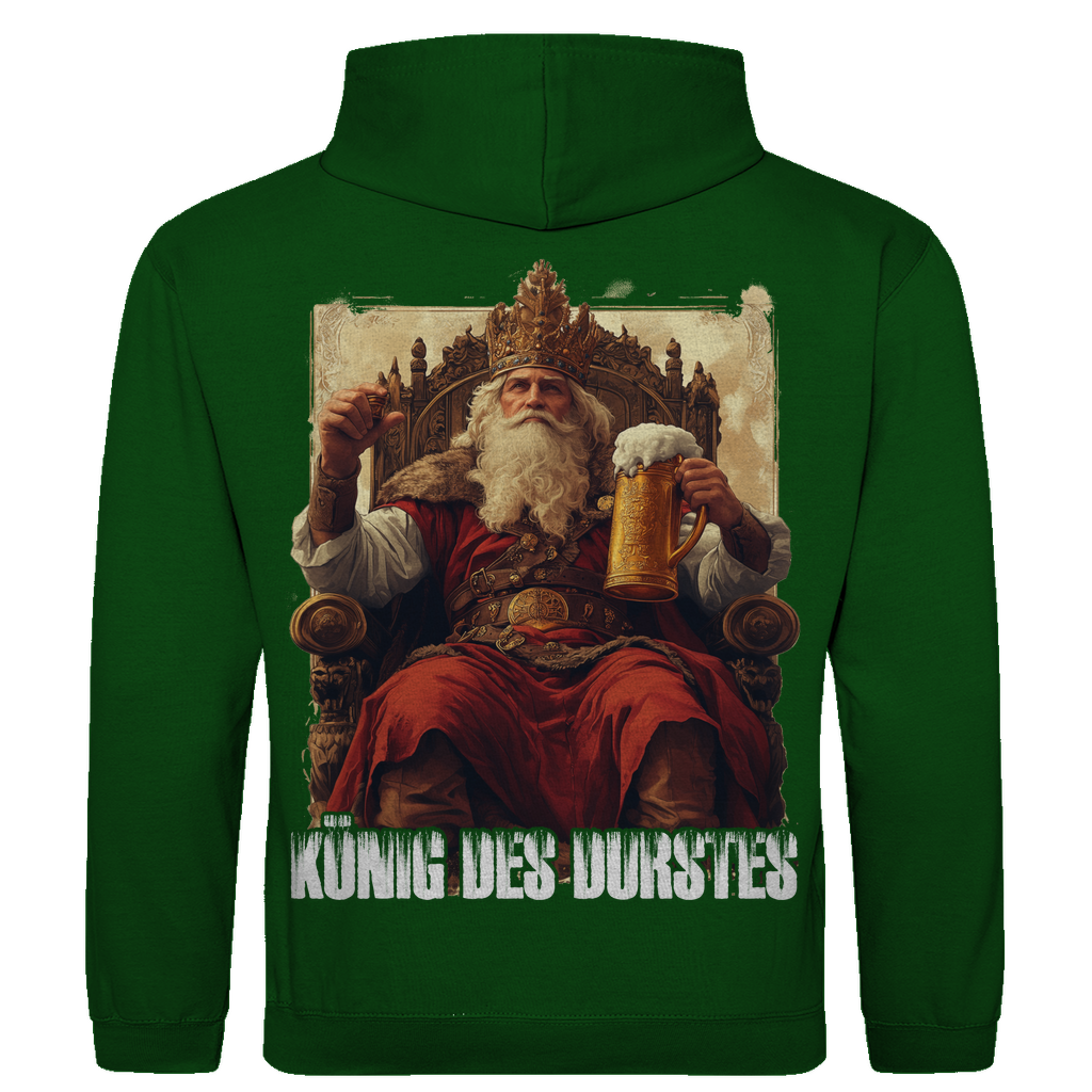 König des Durstes - Herren Hoodie Bottle Green