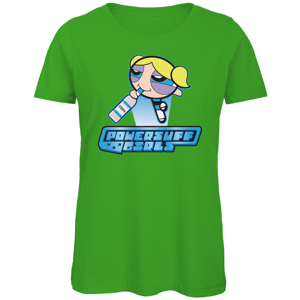 Bubbles Powersuff Powerpuff Girls - Damen Premium Bio T-Shirt Real Green