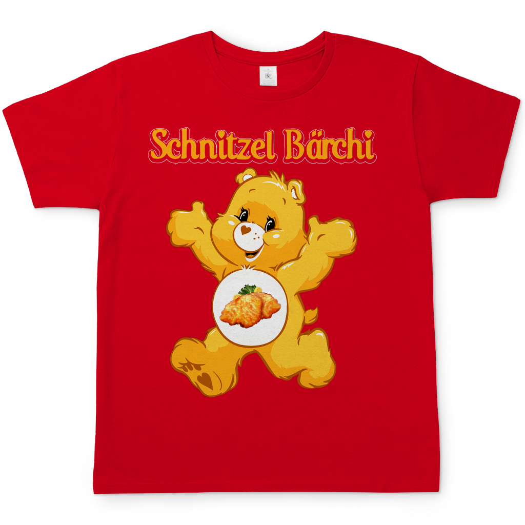 Schnitzel Bärchi - Glücksbärchi - Herren Shirt Red