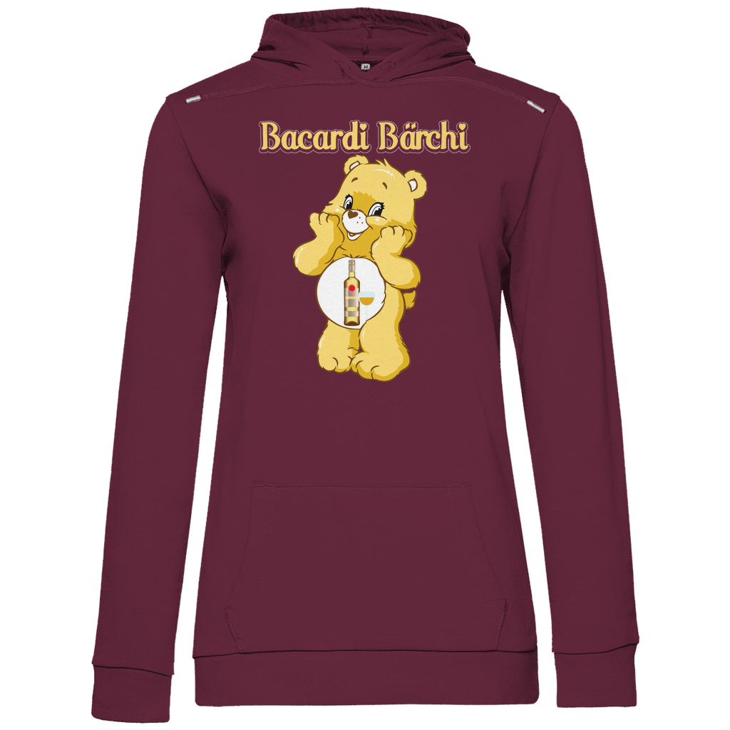 Bacardi Bärchi - Glücksbärchi - Damen Hoodie Wine