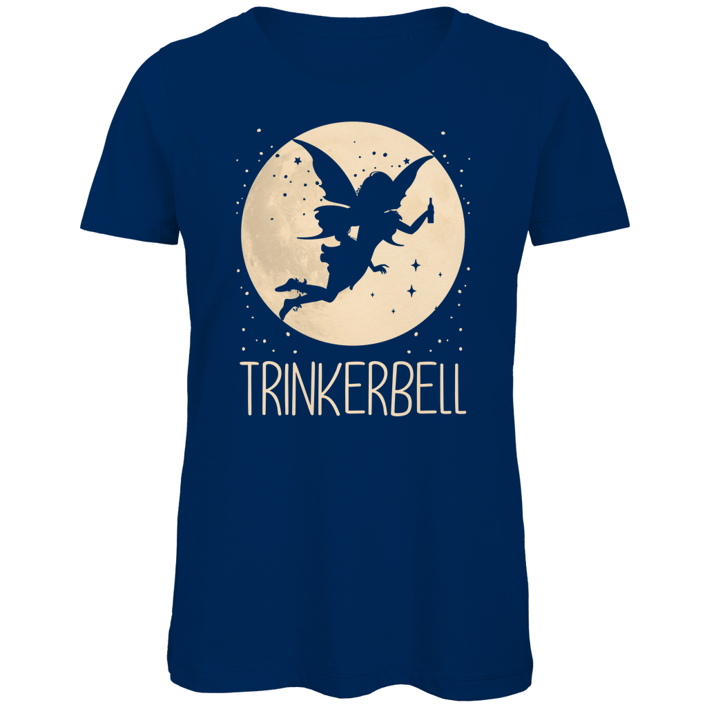 Mond Prinzessin - Trinkerbell - Damen Premium Bio T-Shirt Navy