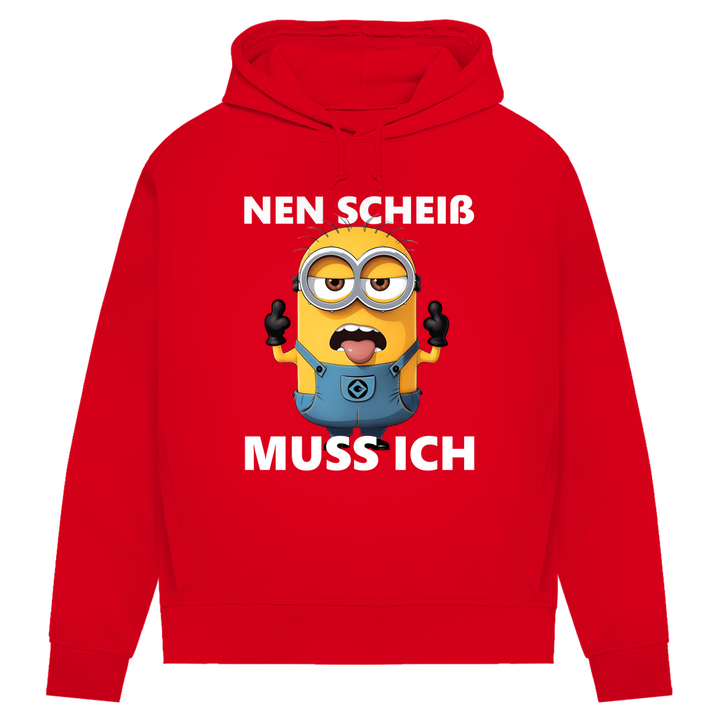 Damen Premium Bio Hoodie Nen Scheiß Muss Ich Minion