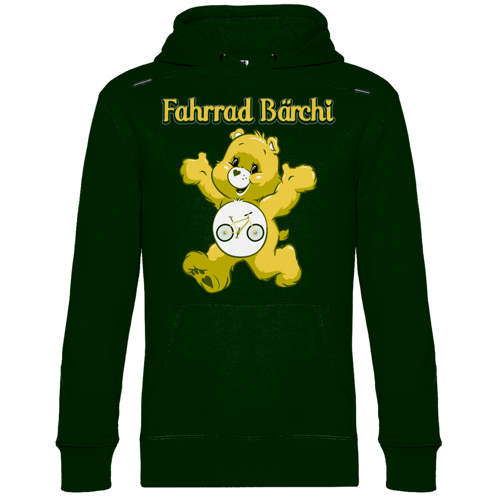 Fahrrad Bärchi - Glücksbärchi - Unisex Hoodie Forest Green
