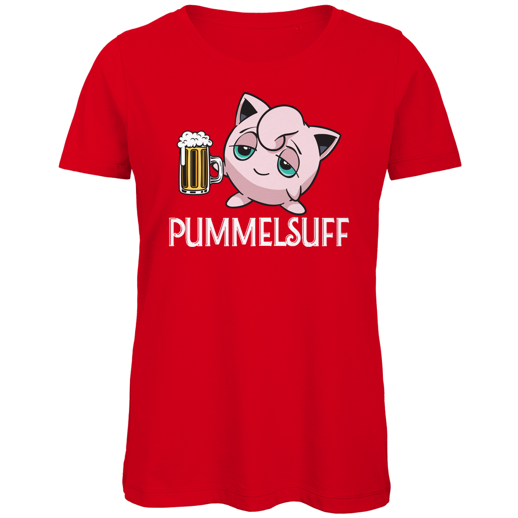 Pummelsuff Pummeluff - Damen Premium Bio T-Shirt Red