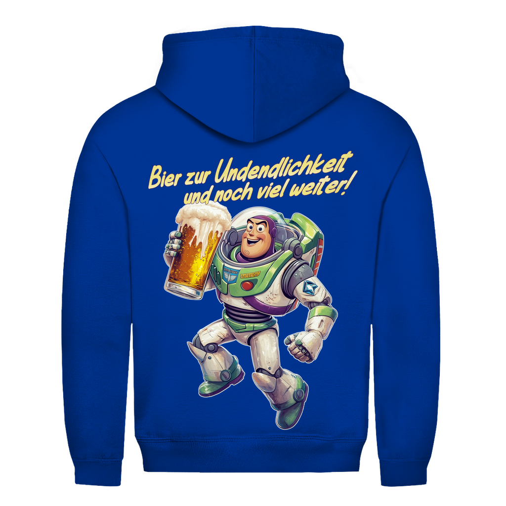 Bier zur Unendlichkeit und noch viel weiter - Buzz Lightyear Toy Story - Herren Hoodie Royal Blue