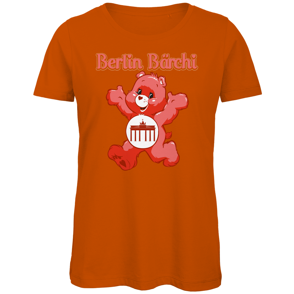 Berlin Bärchi - Glücksbärchi - Damen Premium Bio T-Shirt Urban Orange