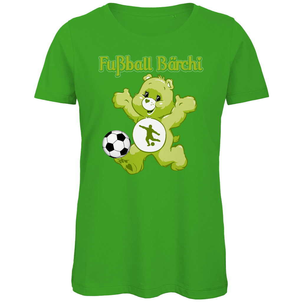 Fußball Bärchi - Glücksbärchi - Damen Premium Bio T-Shirt Real Green