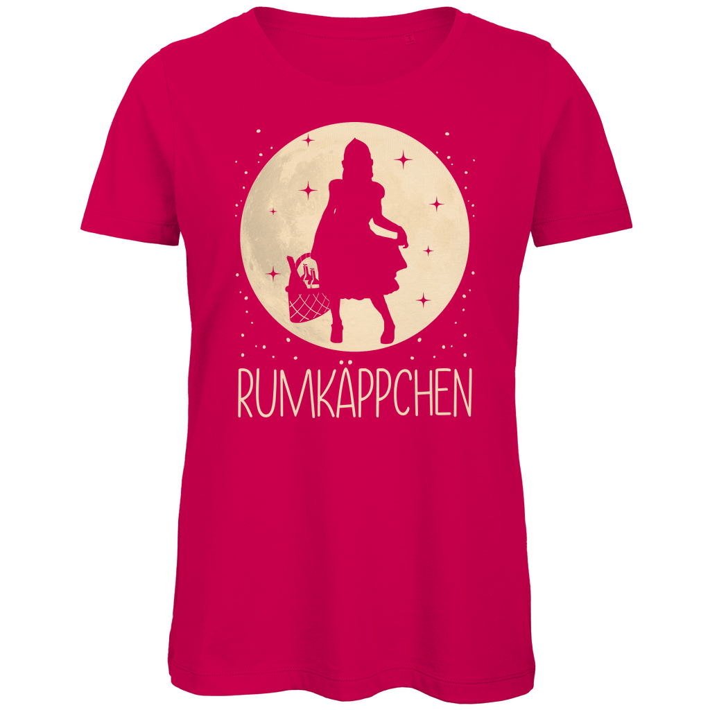 Mond Prinzessin - Rumkäppchen - Damen Premium Bio T-Shirt Fuchsia