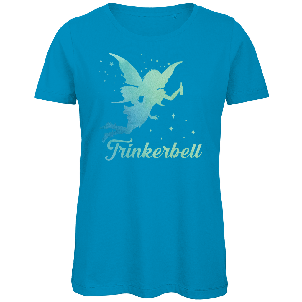 Trinkerbell - Prinzessin Aquarell - Damen Premium Bio T-Shirt Atoll