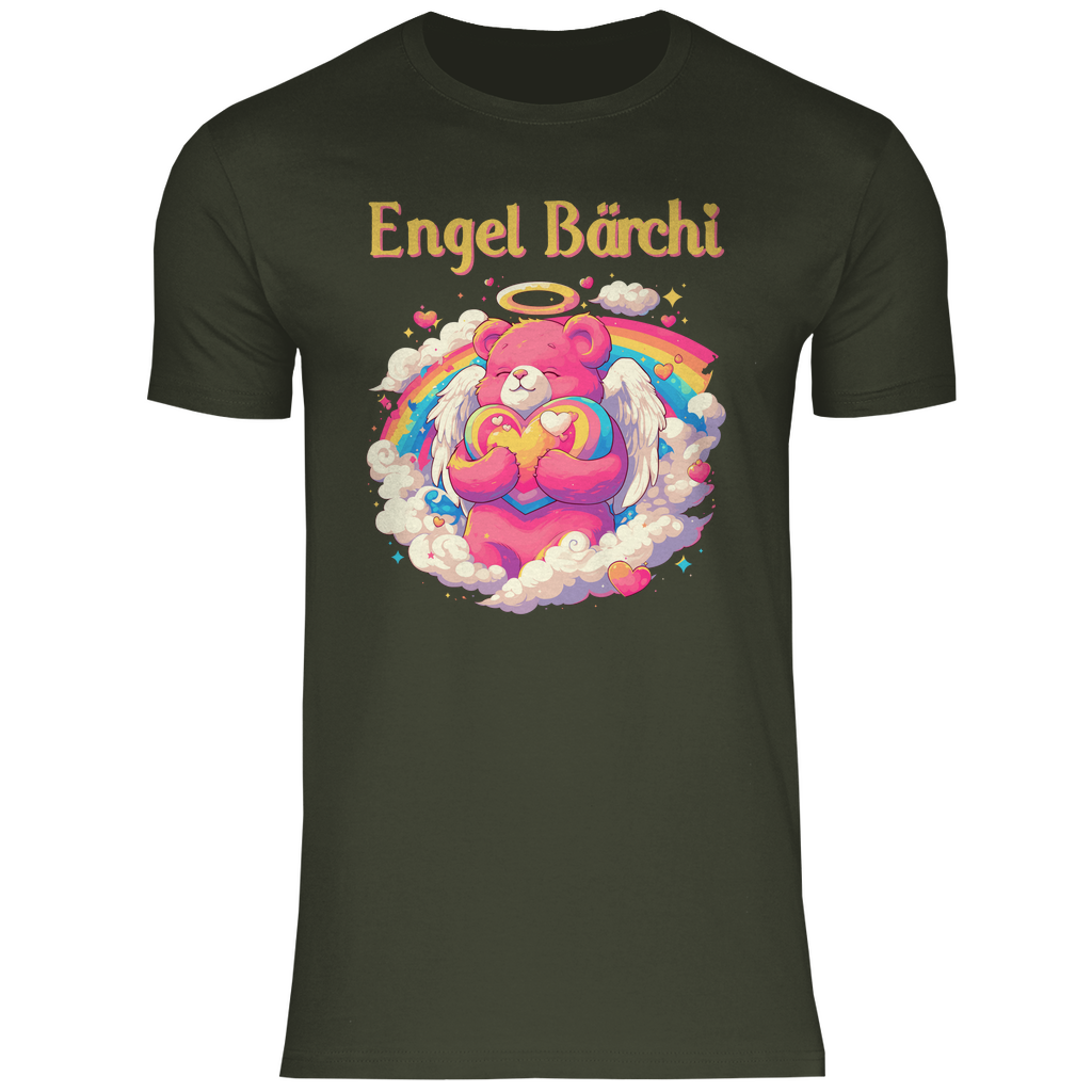 Engel Bärchi - Glücksbärchi - Herren Shirt Urban Khaki