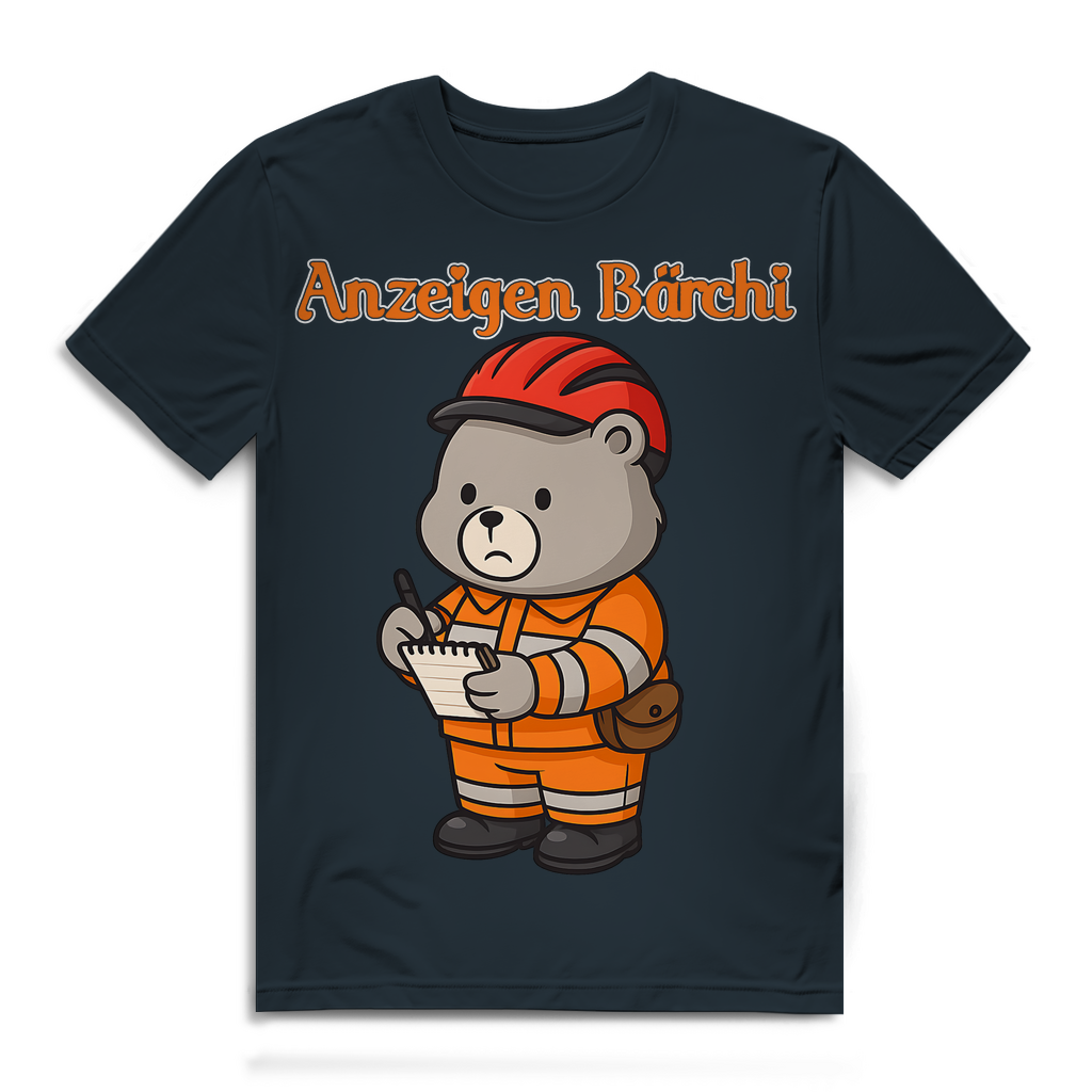Anzeigen Bärchi - Glücksbärchi - Herren Premium Bio T-Shirt Dark Grey Solid