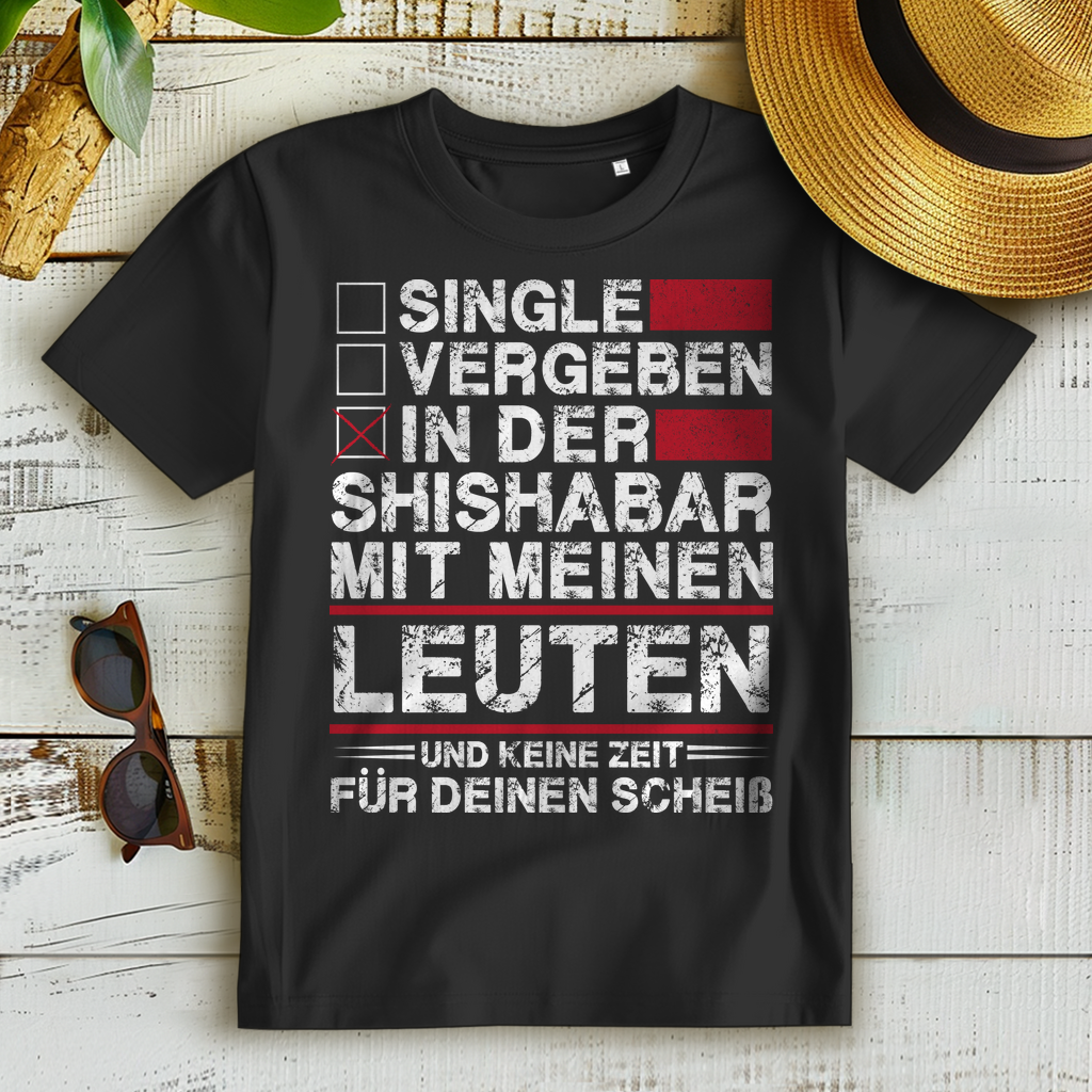 T-Shirt Shishabar Frauen – Kein Bock auf Liebe Shisha – Hookah Girls Shirt