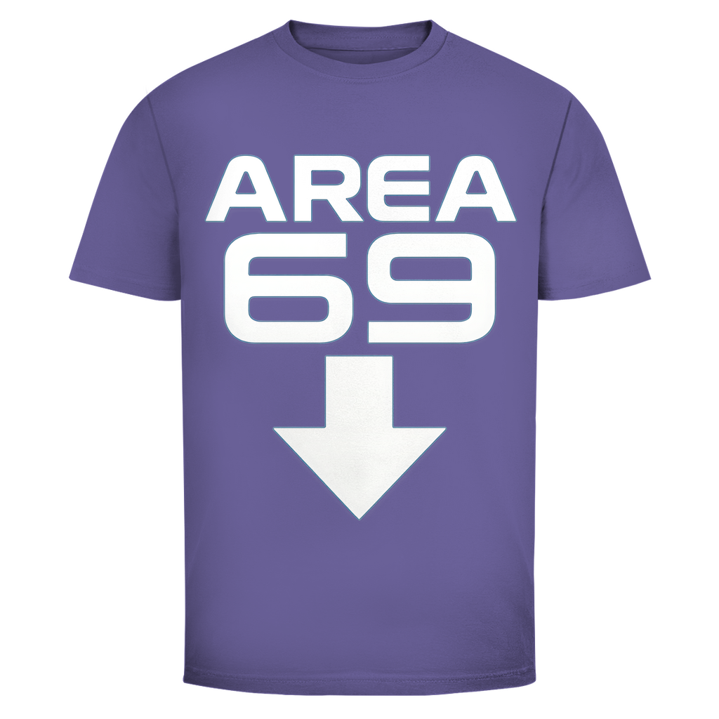 Herren T-Shirt Area 69 Millennial Lilac