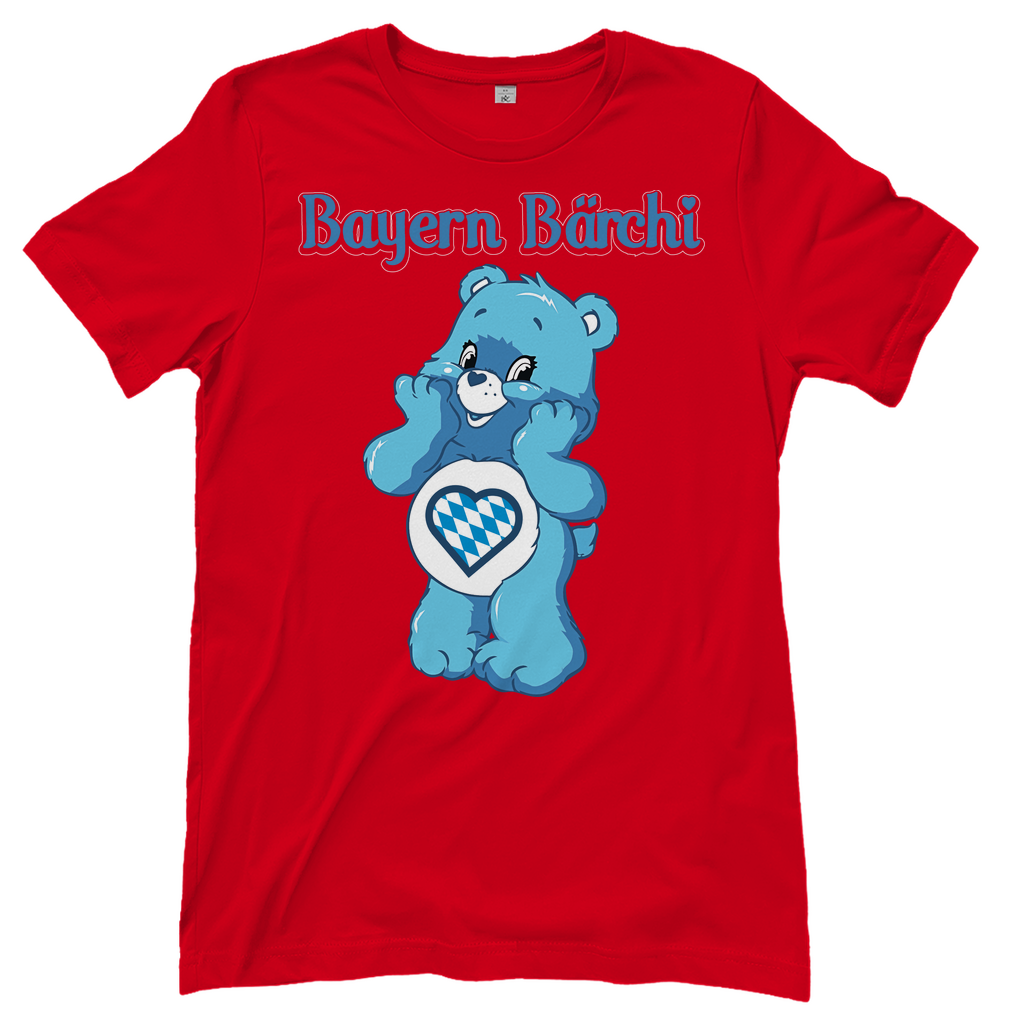 Bayern Bärchi - Glücksbärchi - Damenshirt Red