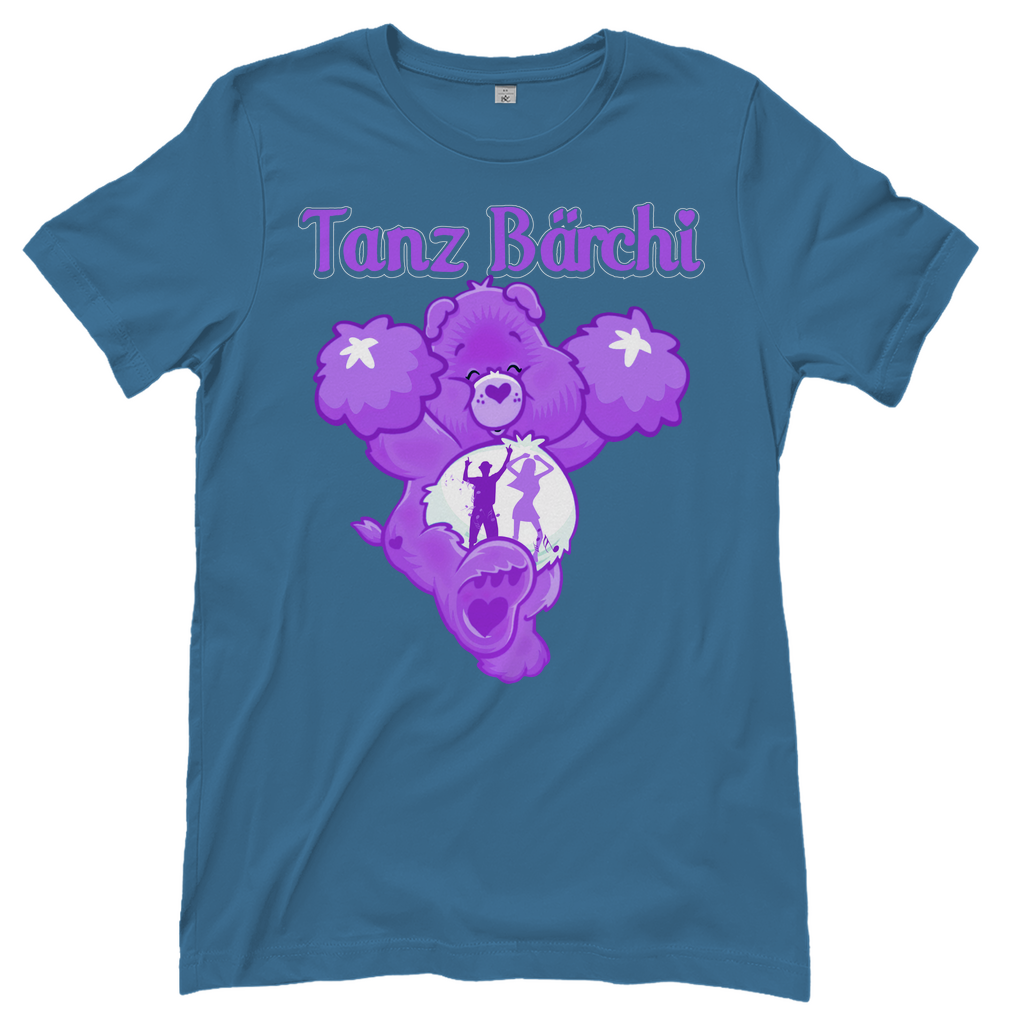 Tanz Bärchi - Glücksbärchi - Damenshirt Stone Blue