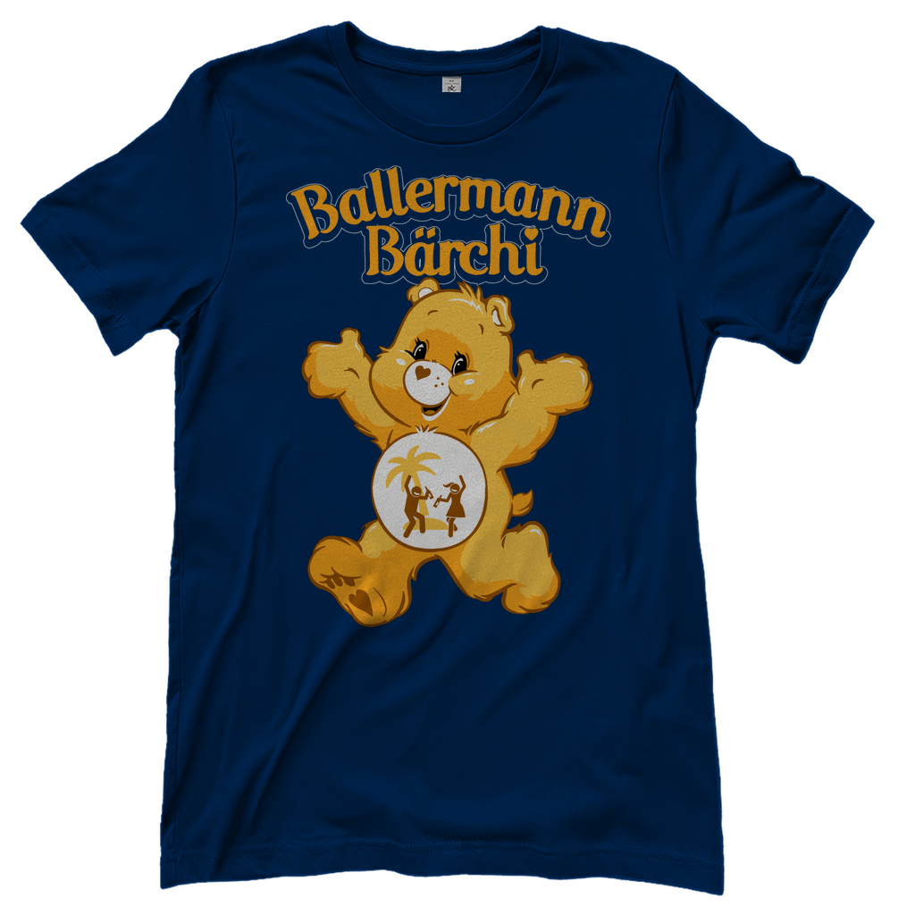 Ballermann Bärchi - Glücksbärchi - Damenshirt Navy