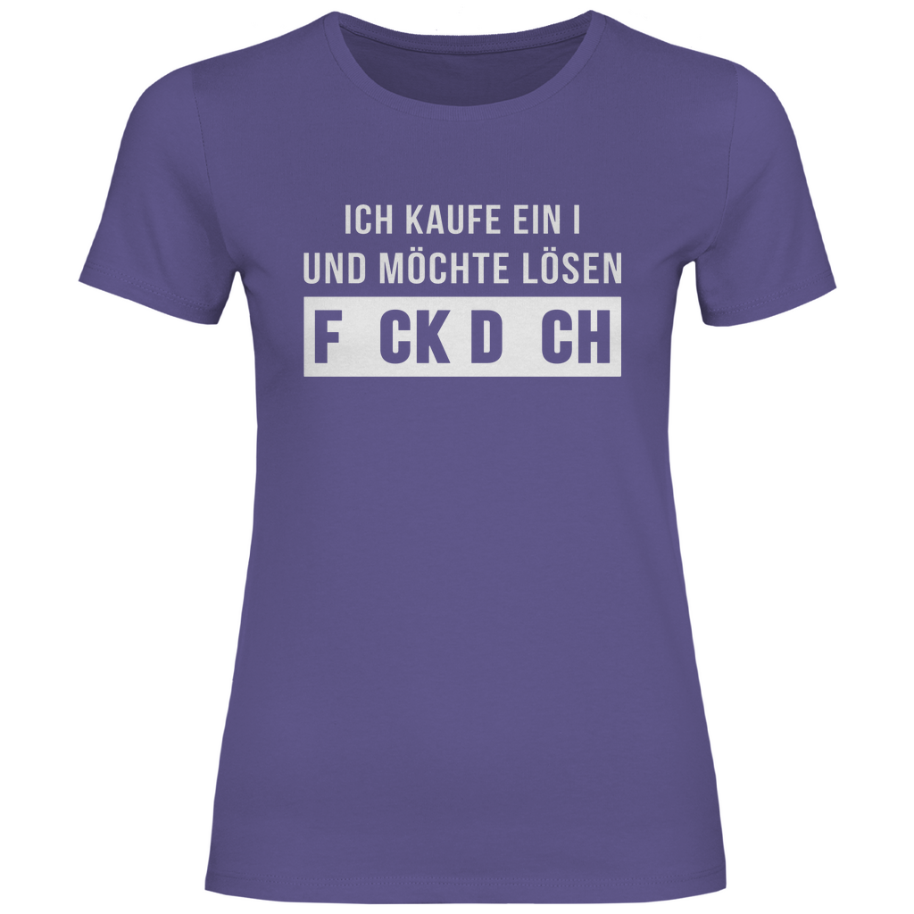 Ich kaufe ein I und möchte lösen - Damenshirt Millennial Lilac