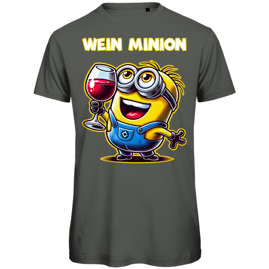 Wein Minion - Herren Premium Bio T-Shirt