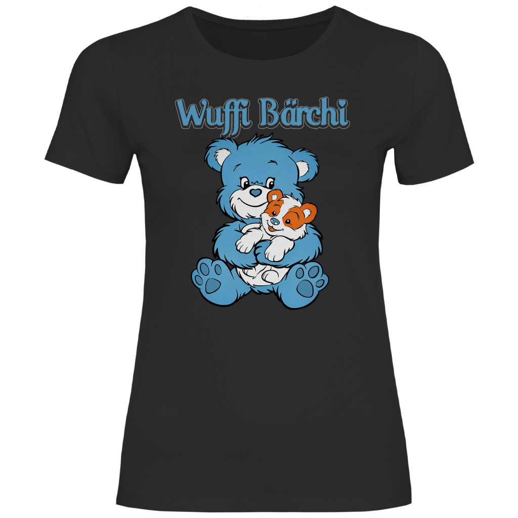 Wuffi Bärchi - Glücksbärchi - Damenshirt Black