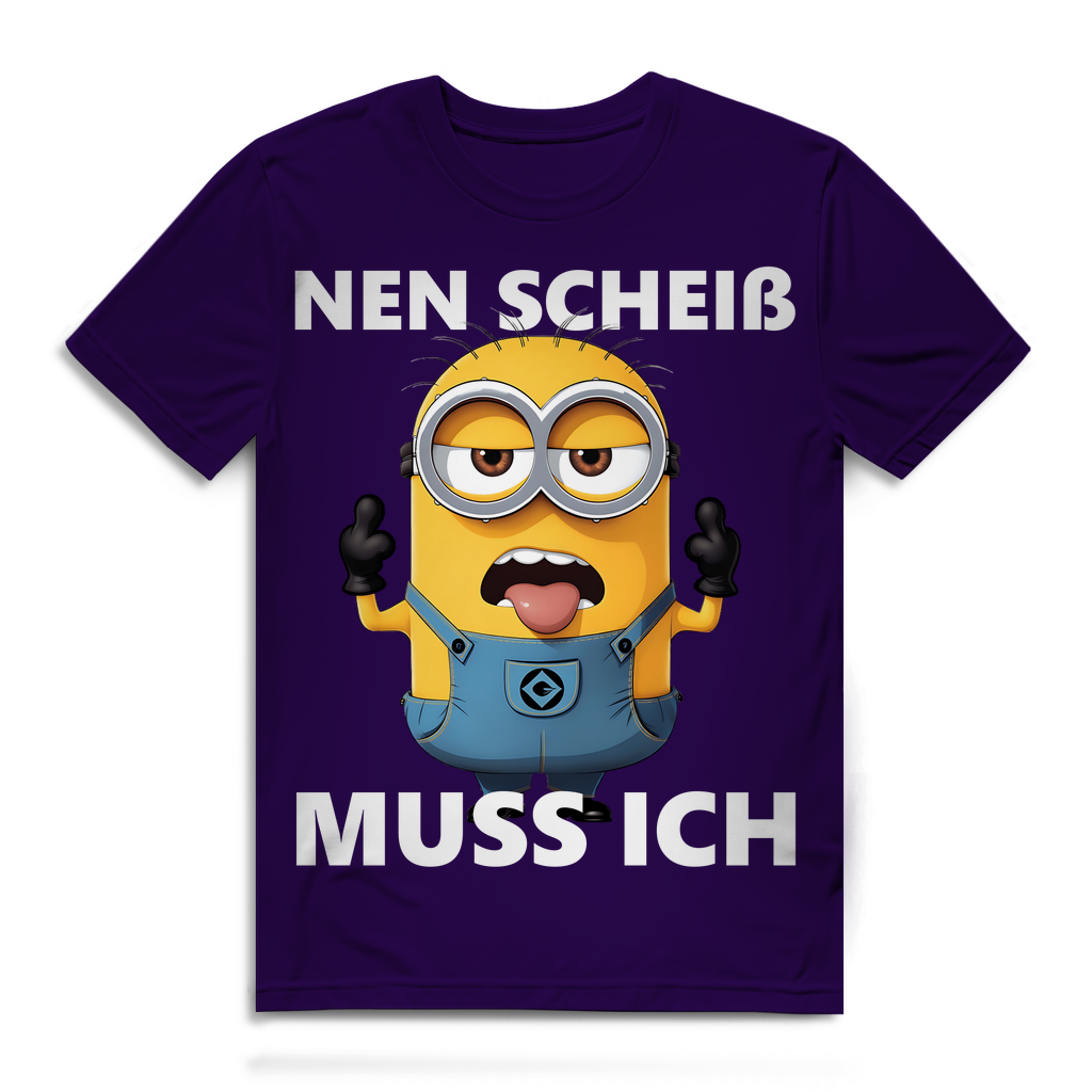 Herren Premium Bio T-Shirt Nen Scheiß Muss Ich Minion