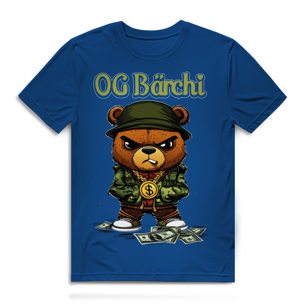 OG Bärchi - Glücksbärchi - Herren Premium Bio T-Shirt Royal Blue
