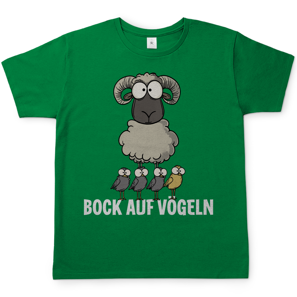 Bock auf Vögeln - Herren Shirt Kelly Green