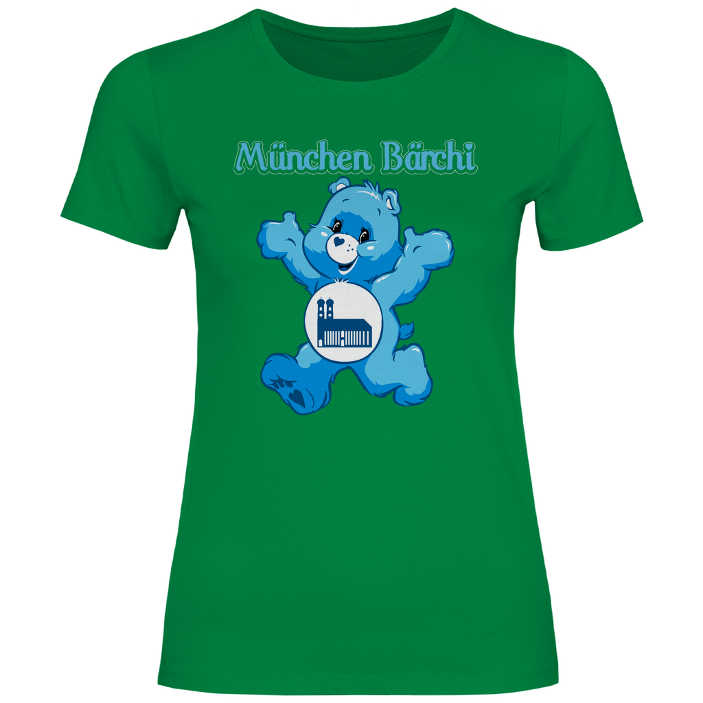 München Bärchi - Glücksbärchi - Damenshirt Kelly Green