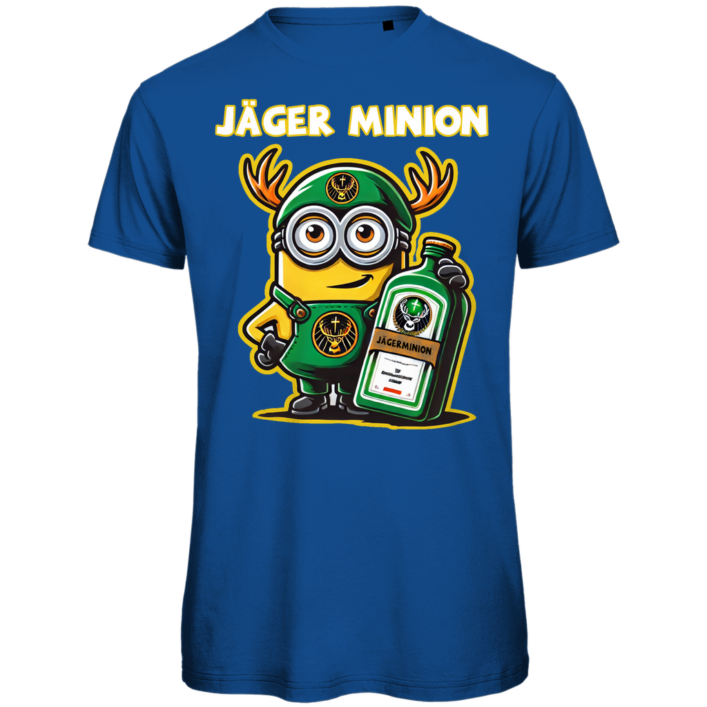 Jägermeister Minion Herren T-Shirt - Bio Baumwolle, Lustiges Minion Design, Premium Qualität