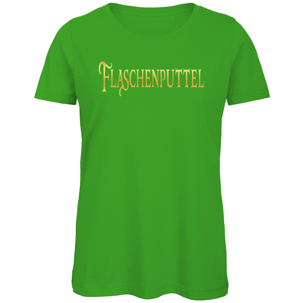 Flaschenputtel - Prinzessin Gold - Damen Premium Bio T-Shirt Real Green