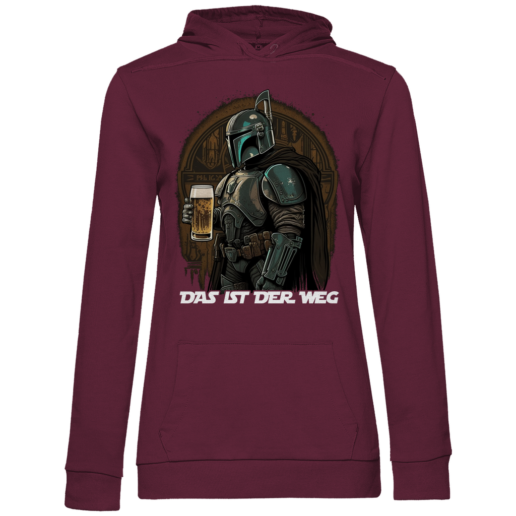 Das ist der Weg - Mandalorian Bier - Damen Hoodie Wine