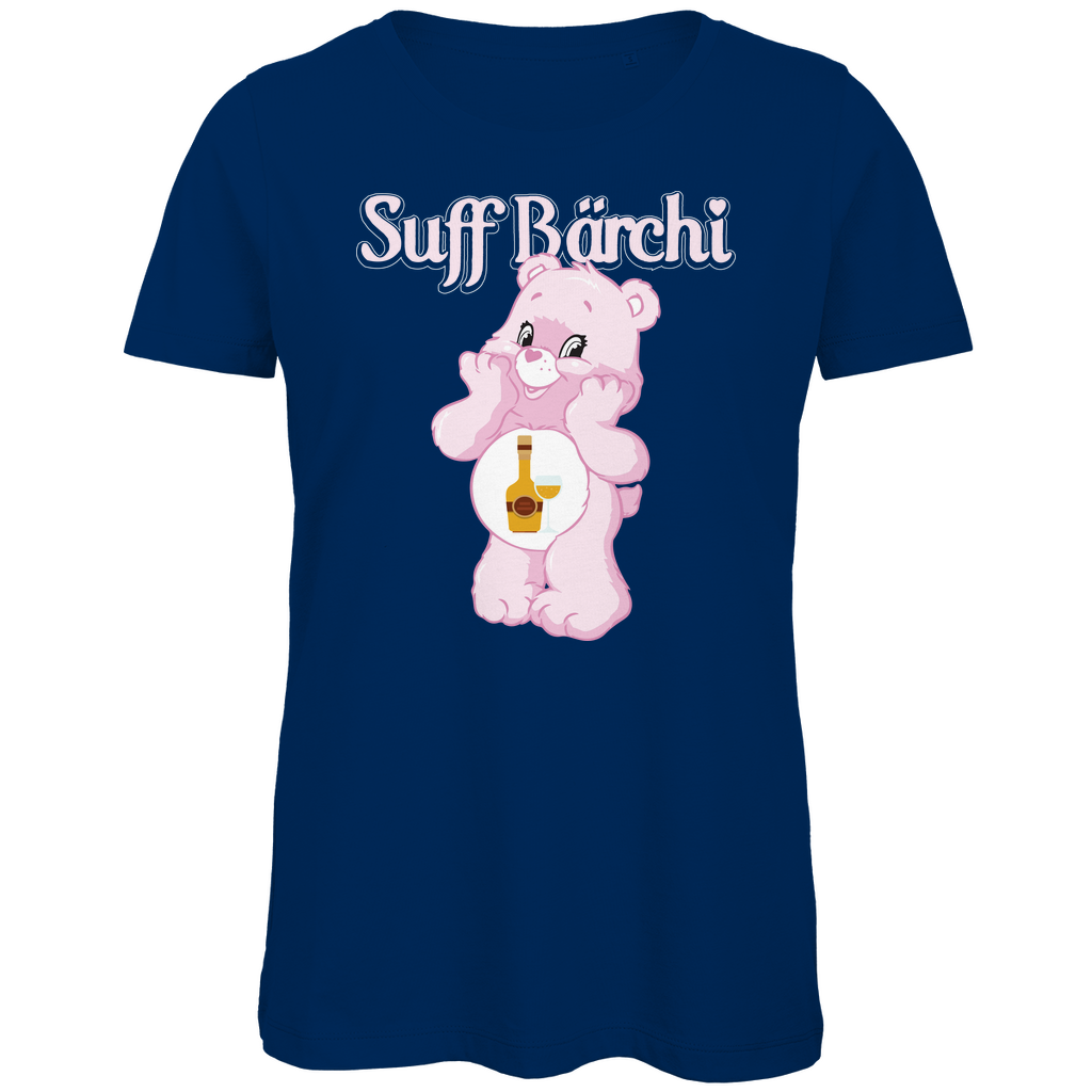 Suff Bärchi - Glücksbärchi - Damen Premium Bio T-Shirt Navy