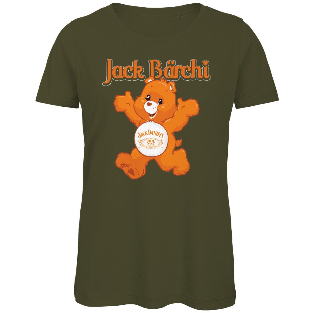 Jack Bärchi - Glücksbärchi - Damen Premium Bio T-Shirt Khaki
