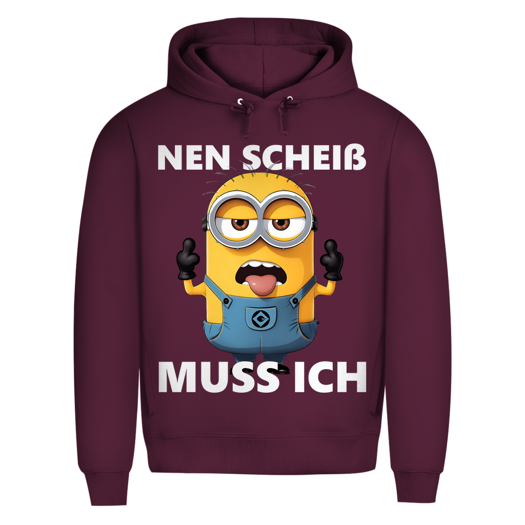Herren Premium Bio Hoodie Nen Scheiß Muss Ich Minion
