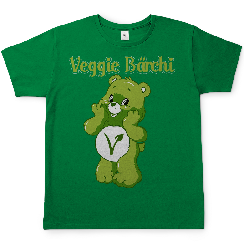 Veggie Bärchi - Glücksbärchi - Herren Shirt Kelly Green