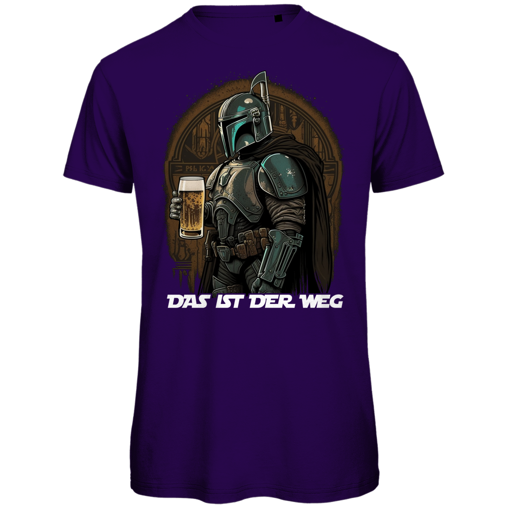 Das ist der Weg Bier Mandalorianer - Herren Premium Bio T-Shirt Urban Purple