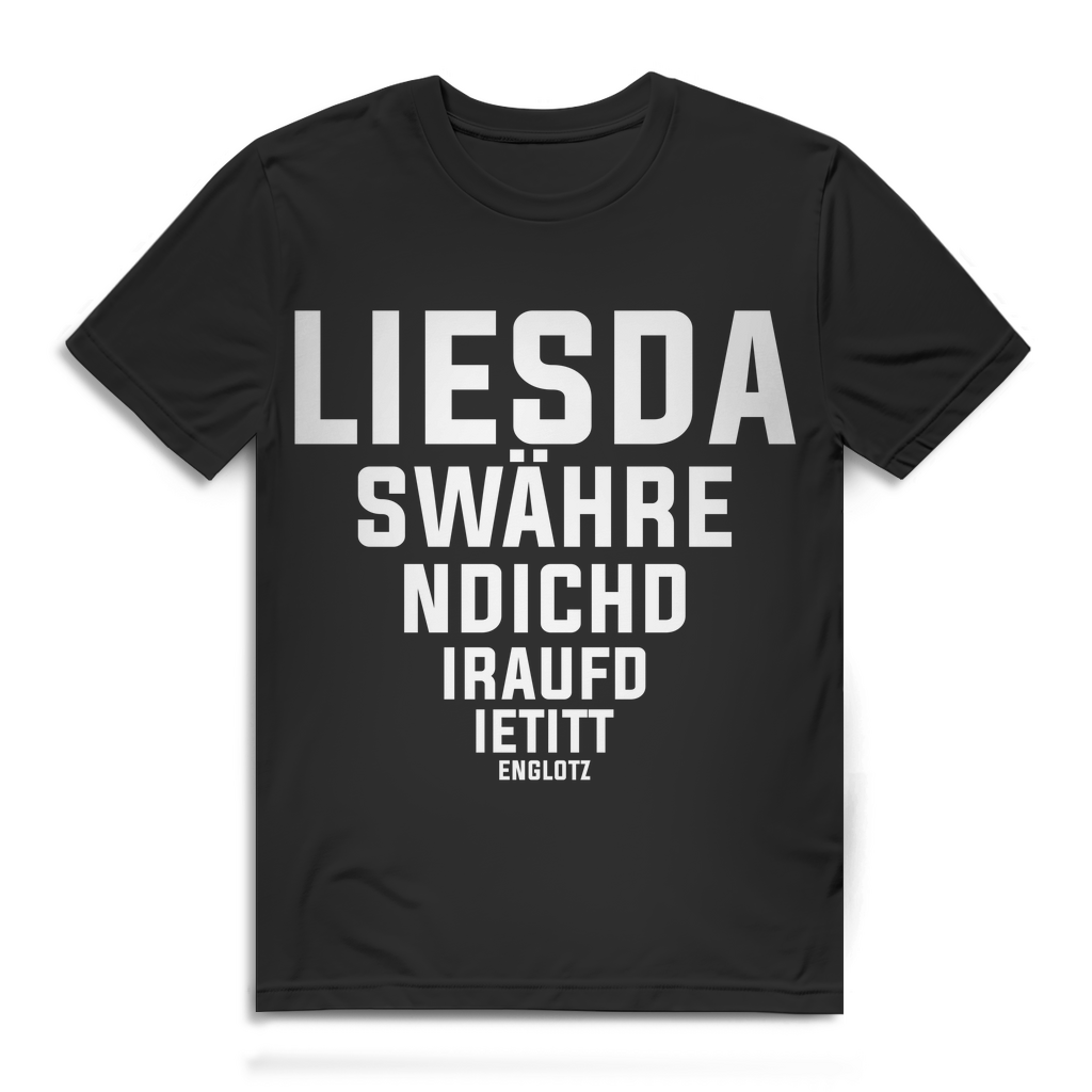 Lies das während ich dir auf die Titten glotz T Shirt Herren Fun Spruch lustig Black