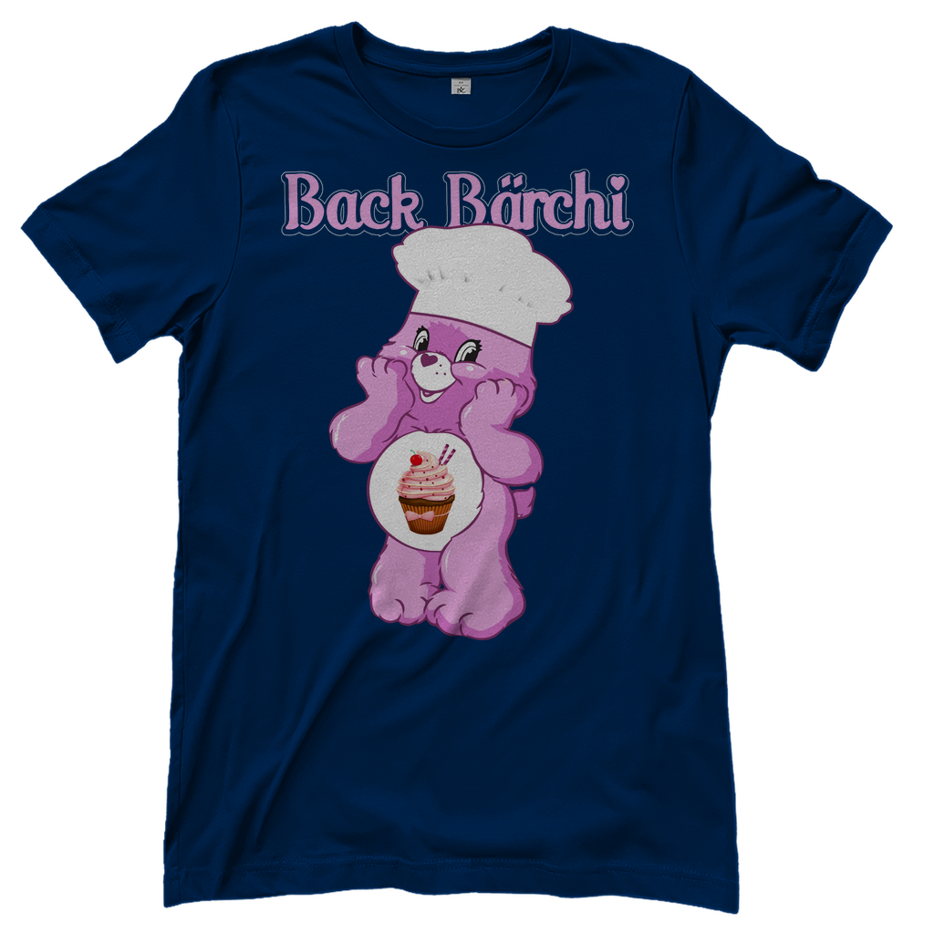 Back Bärchi - Glücksbärchi - Damenshirt Navy