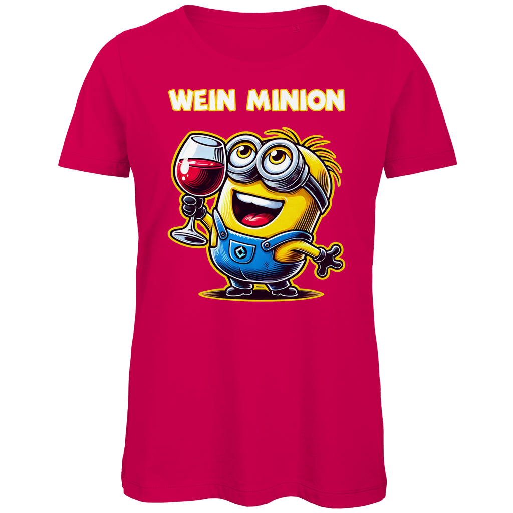 Wein Minion - Damen Premium Bio T-Shirt