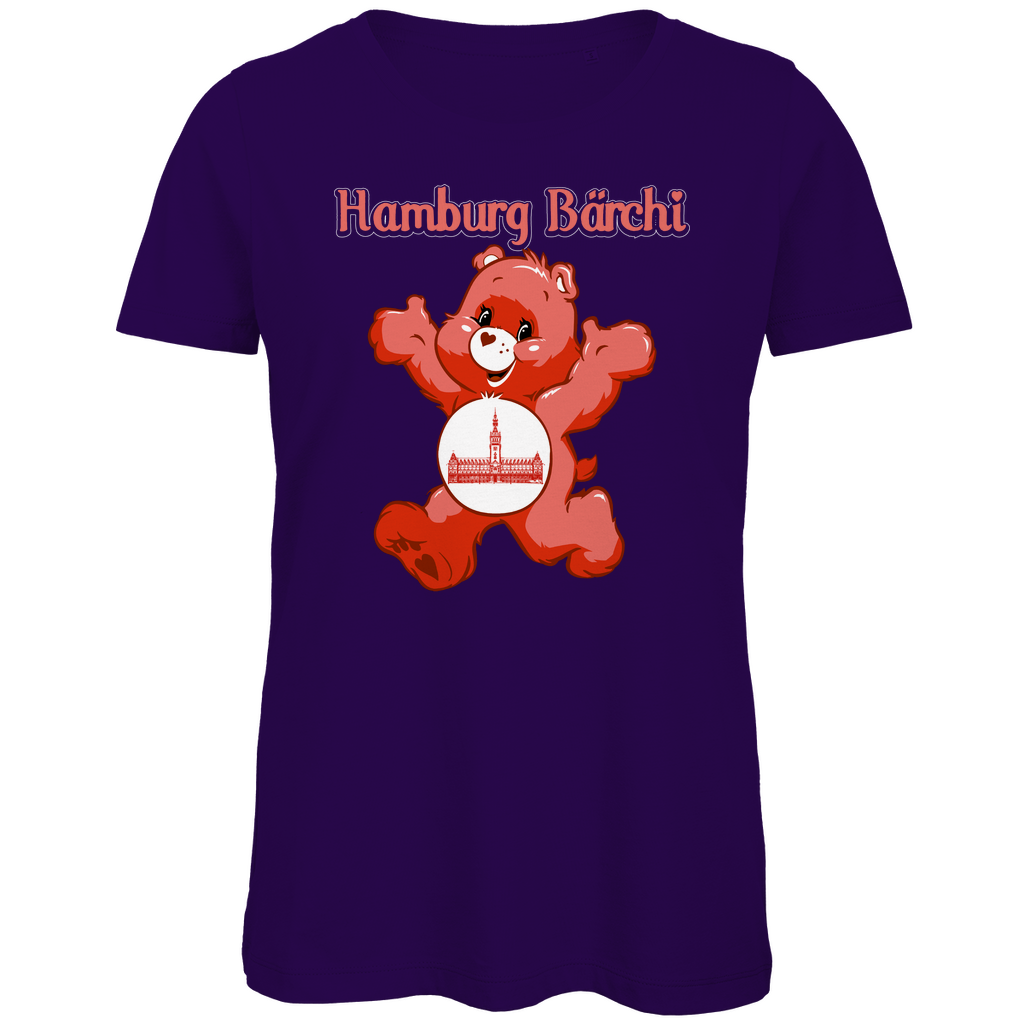 Hamburg Bärchi - Glücksbärchi - Damen Premium Bio T-Shirt Urban Purple