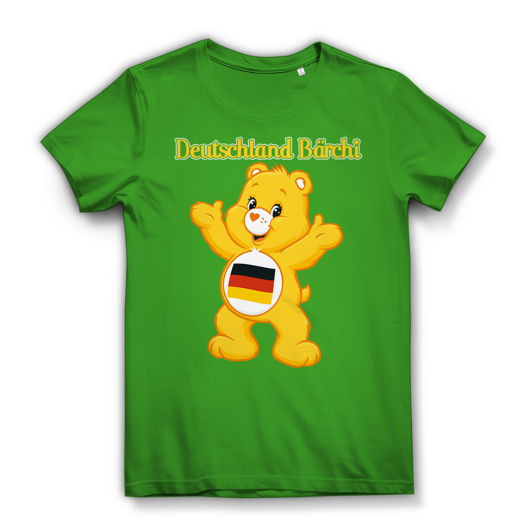 Deutschland Bärchi - Glücksbärchi - Damen Premium Bio T-Shirt Real Green