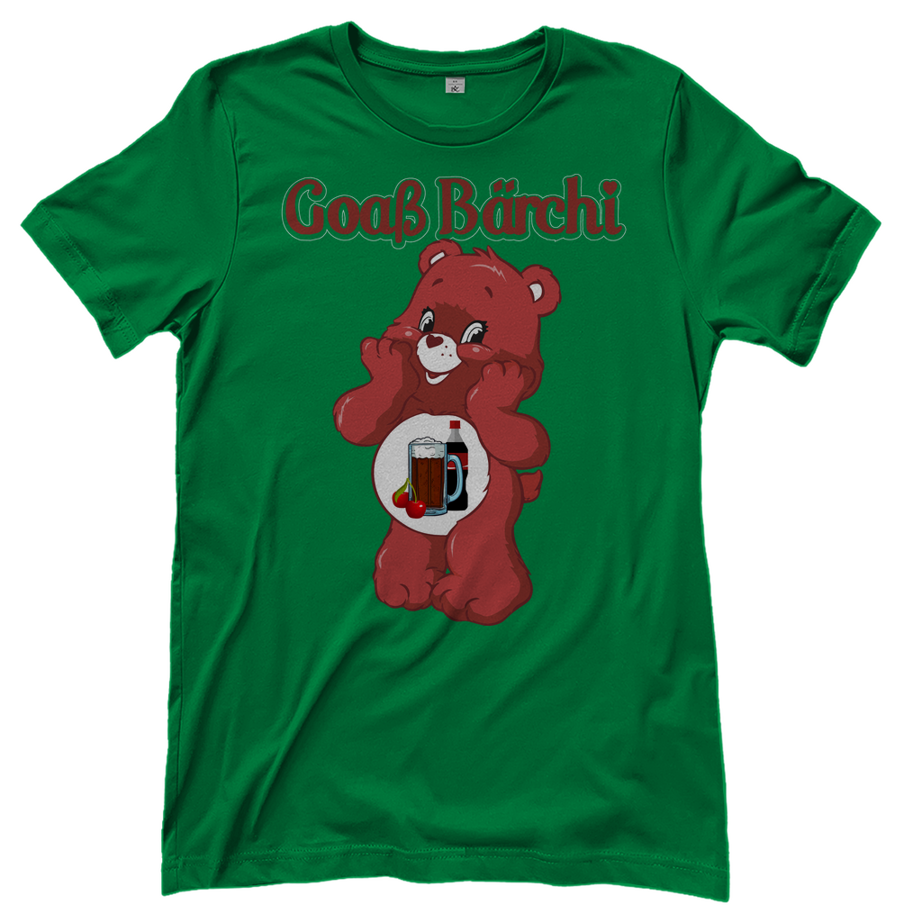 Goaß Bärchi - Glücksbärchi - Damenshirt Kelly Green