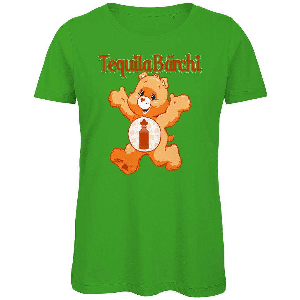 Tequila Bärchi - Glücksbärchi - Damen Premium Bio T-Shirt Real Green