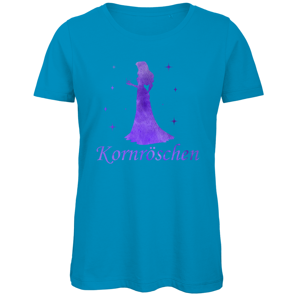 Kornröschen - Prinzessin Aquarell - Damen Premium Bio T-Shirt Atoll
