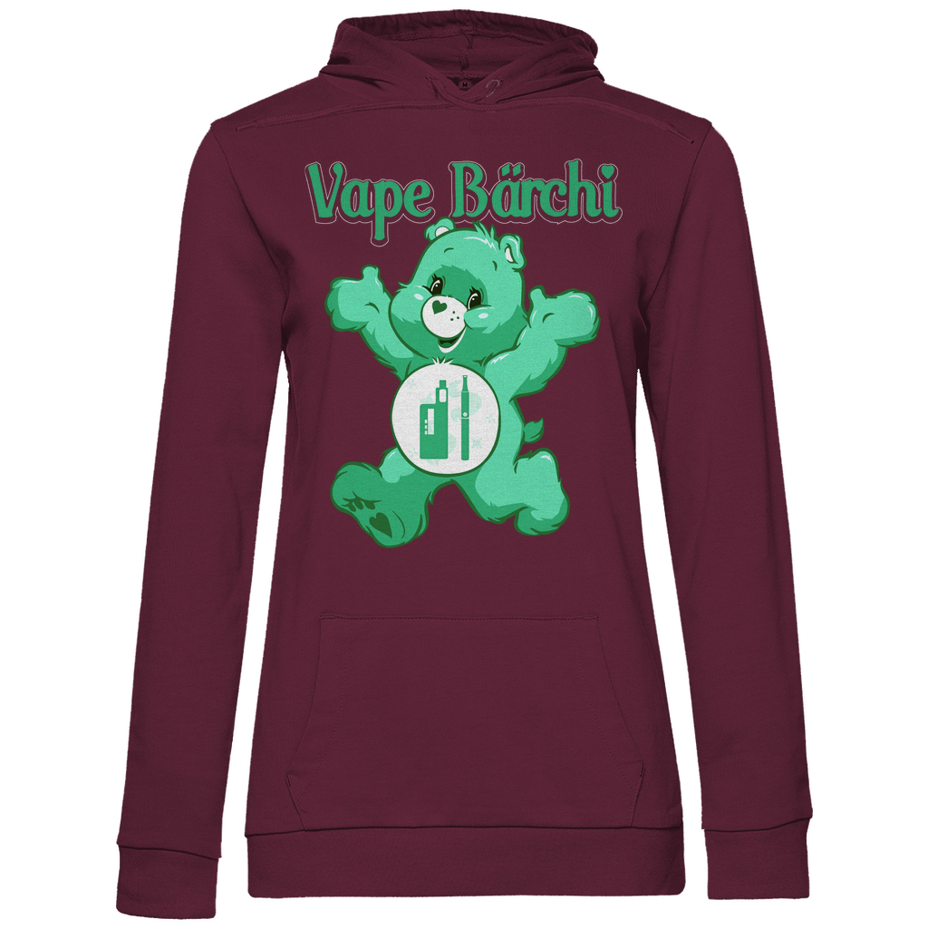 Vape Bärchi - Glücksbärchi - Damen Hoodie Wine