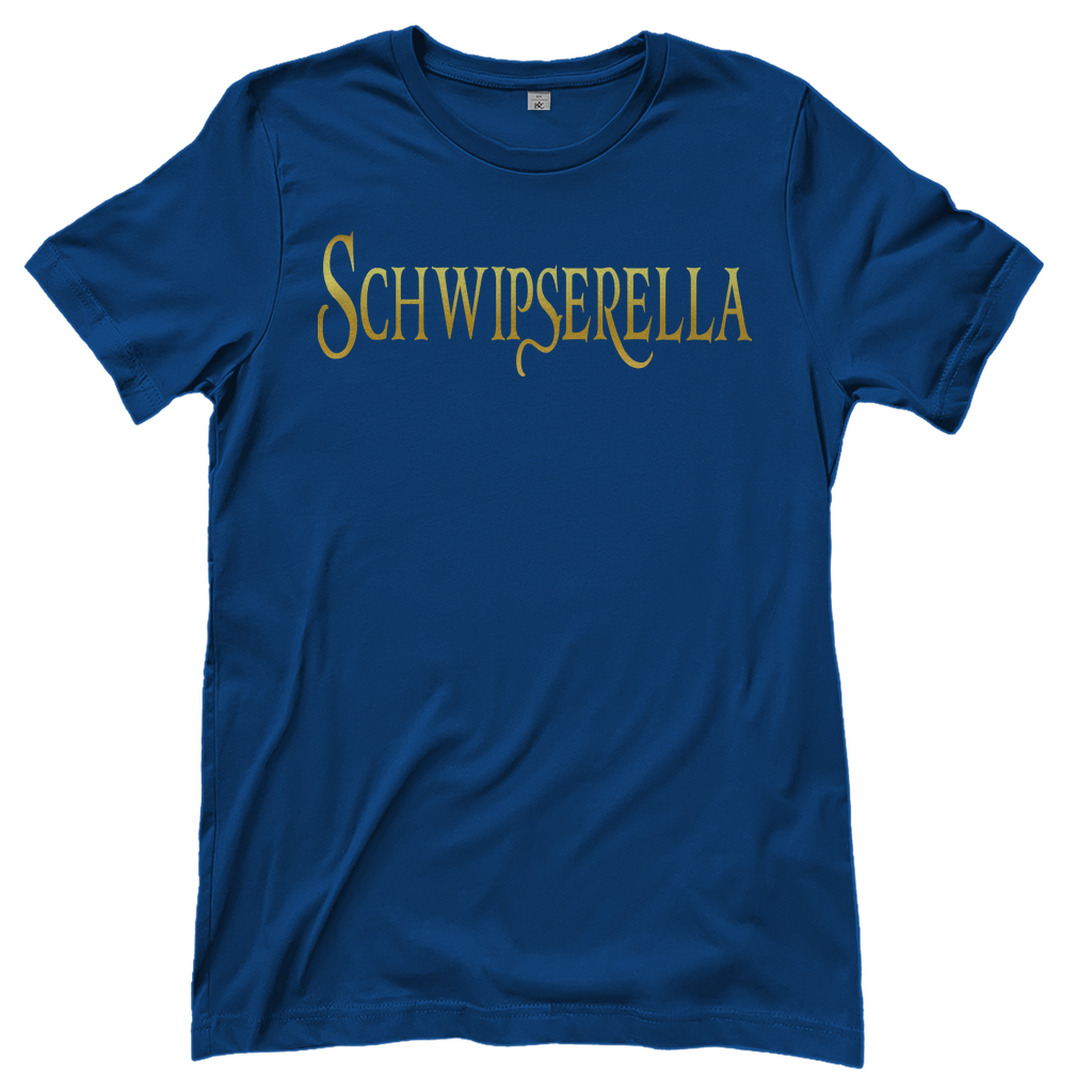 Schwipserella - Prinzessin Gold - Damenshirt Royal Blue