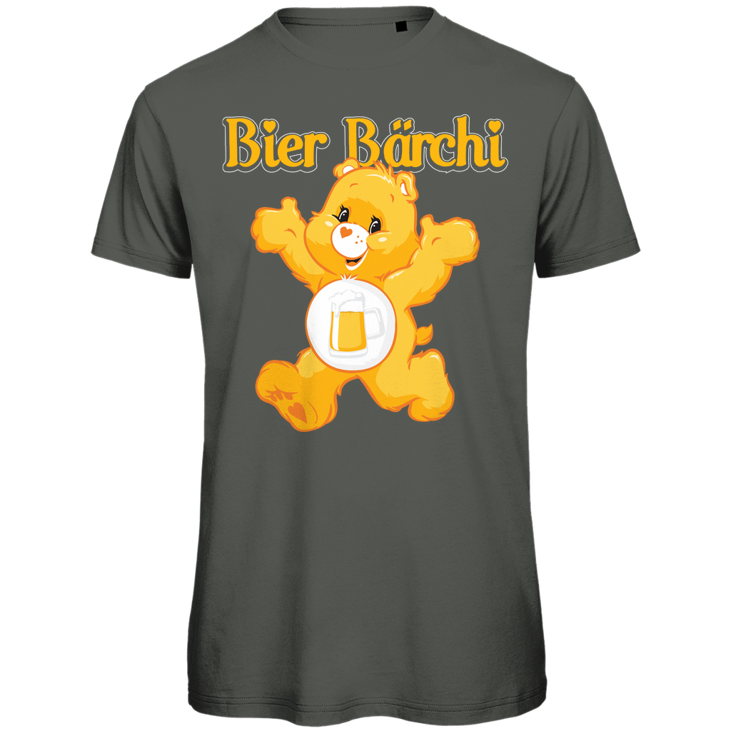 Bier Bärchi Glücksbärchi - Herren Premium Bio T-Shirt Millennial Khaki